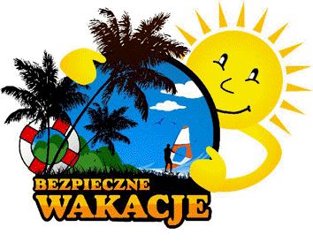 Znalezione obrazy dla zapytania bezpieczne wakacje